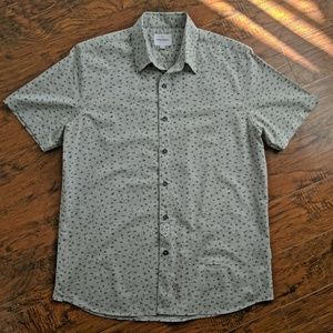 Peter Werth | Cream/Green | SS Floral Shirt